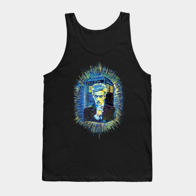 12th DOCTOR VAN GOGH STYLE Tank Top by KARMADESIGNER T-SHIRT SHOP